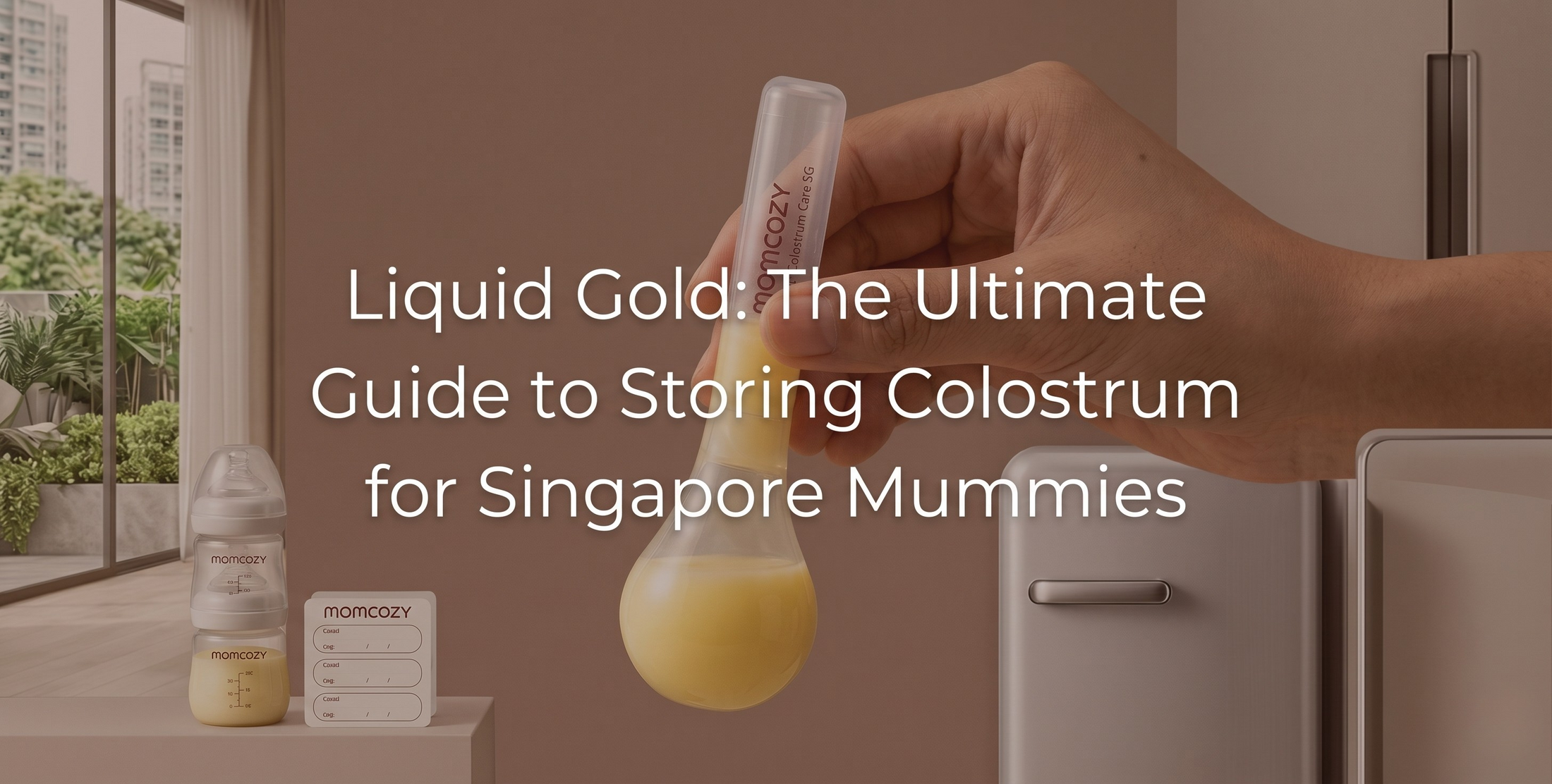 Liquid Gold The Ultimate Guide to Storing Colostrum for Singapore Mummies