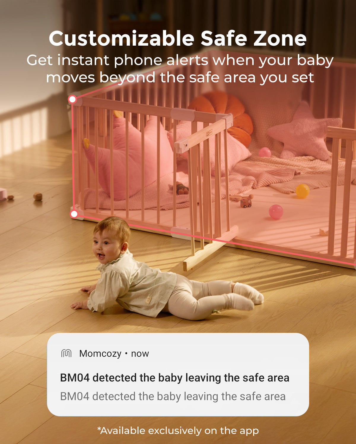 Smart Baby Monitor with App & 5