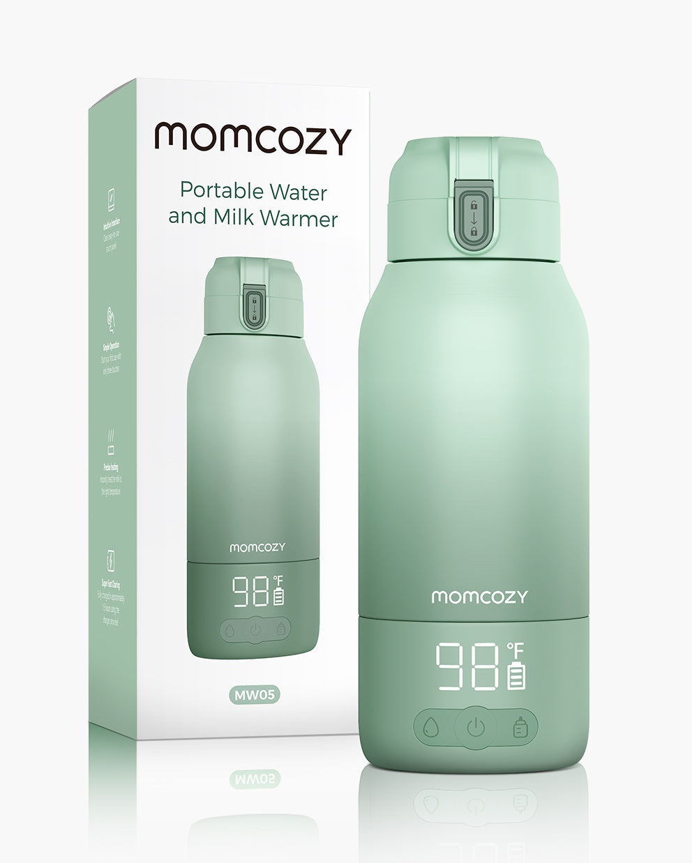 Superfast Portable Breast Milk & Water Warmer for Travel