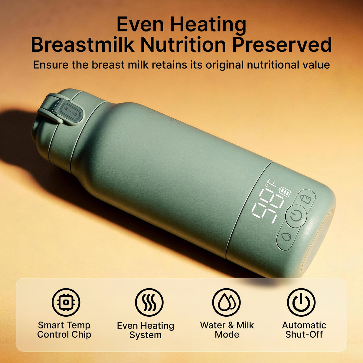 Superfast Portable Breast Milk & Water Warmer for Travel