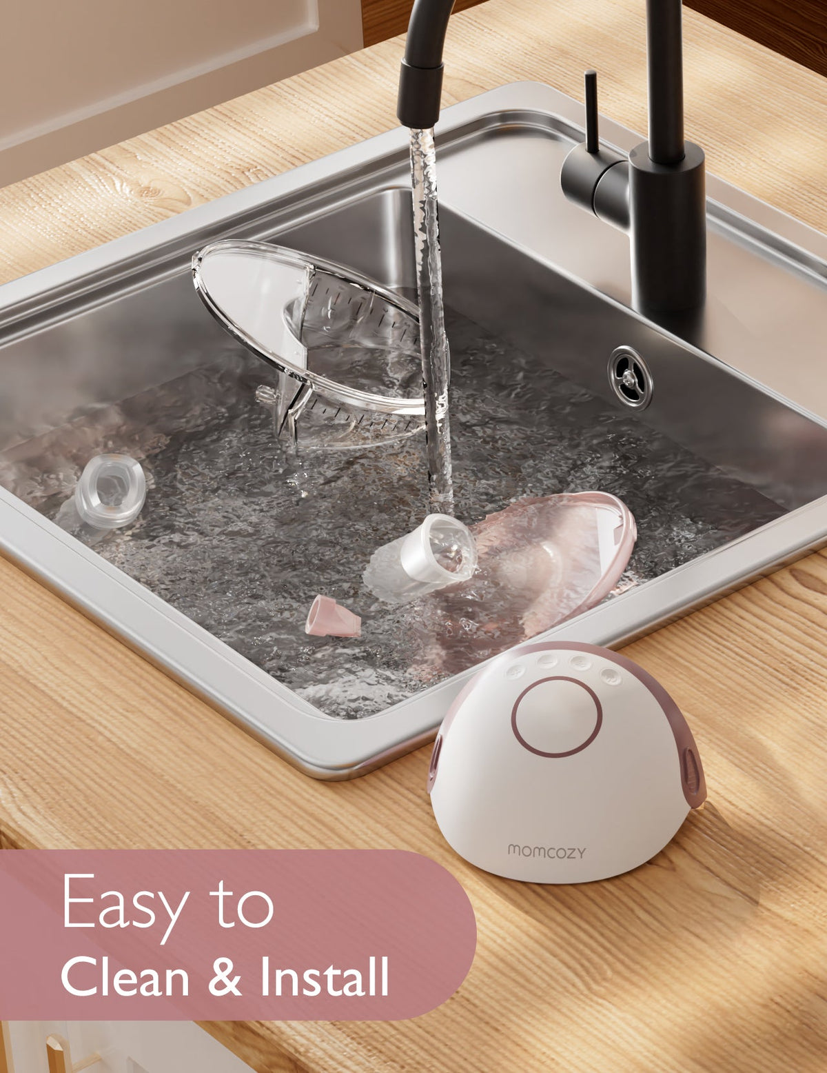 On-the-Go Pumping Bundle: Mobile Style™ Breast Pump | M6 + 120 Breastmilk Storage Bags