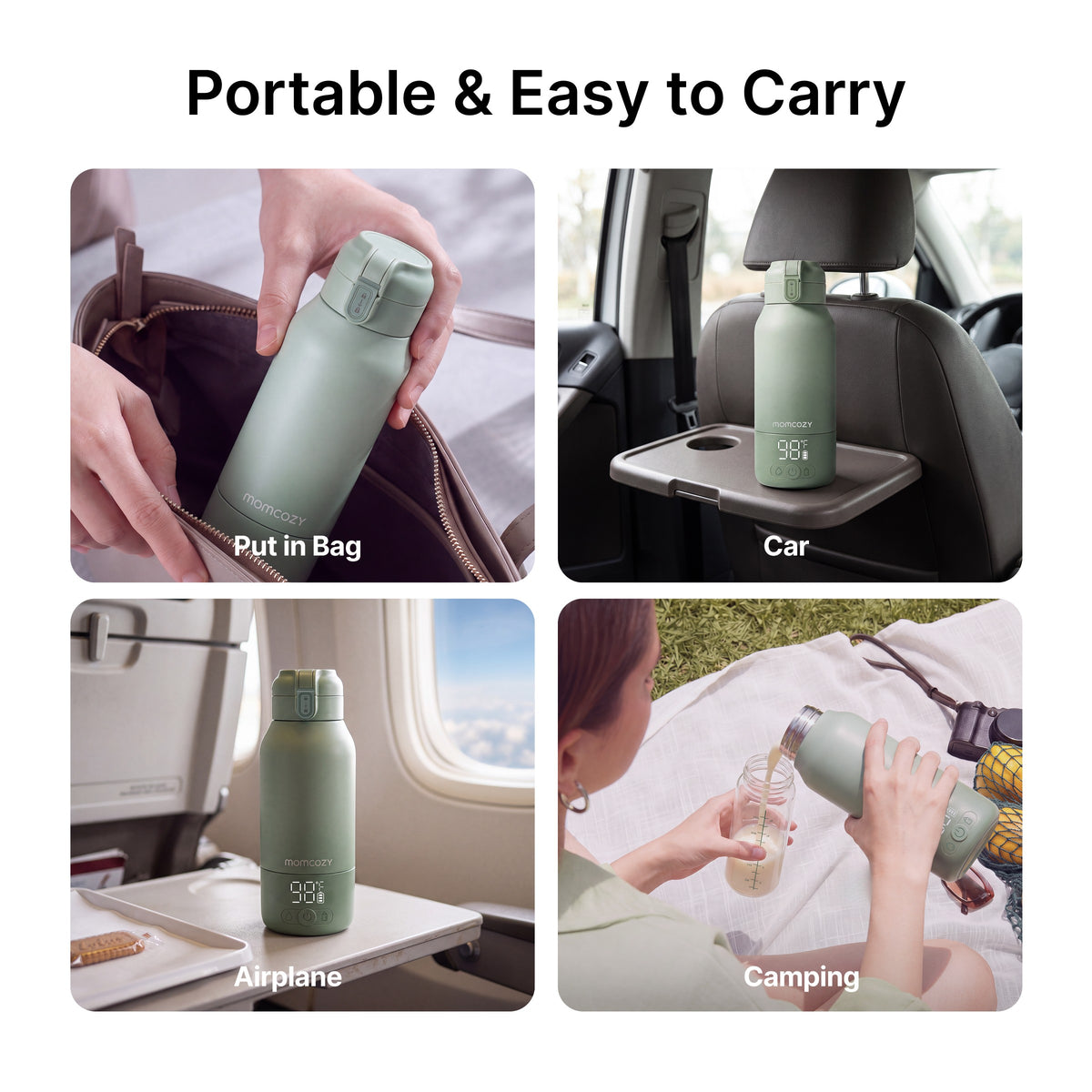 Superfast Portable Breast Milk & Water Warmer for Travel