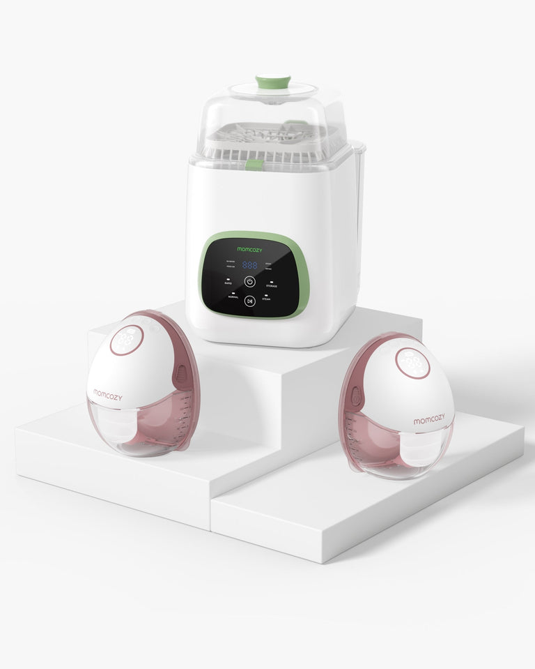 Translation missing: en.Pump &amp; Clean Bundle: M6 Hands-free Breast Pump and KleanPal Pro Baby Bottle Washer and Sterilizer