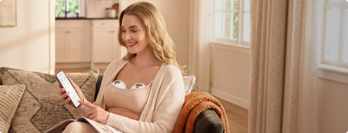 Translation missing: en.App-Controlled Wearable Breast Pump, Hands-Free Peace of Mind