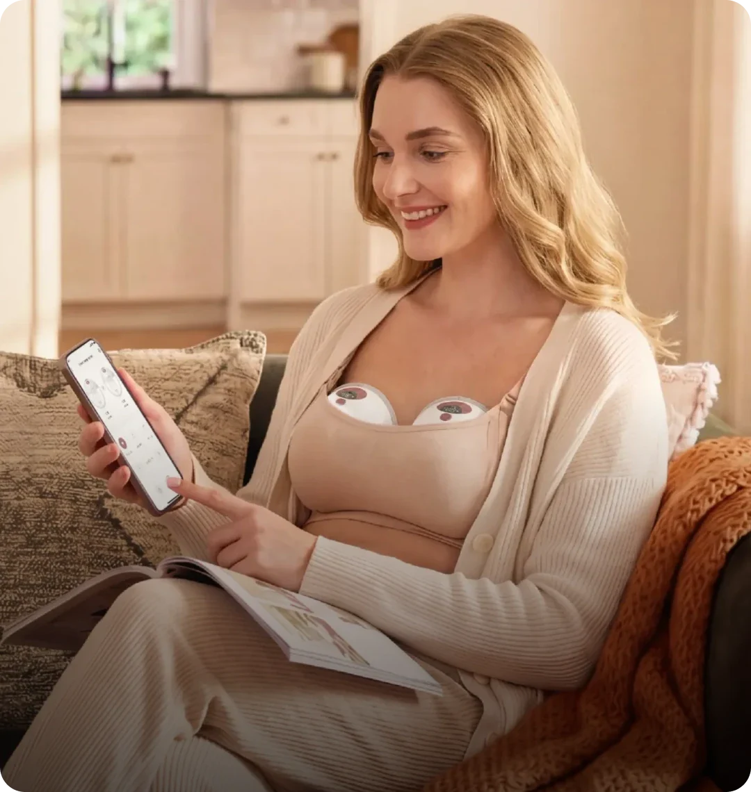 Translation missing: en.App-Controlled Wearable Breast Pump, Hands-Free Peace of Mind
