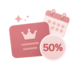 Up to 50% OFF Monthly Member Flash Sale (7th)