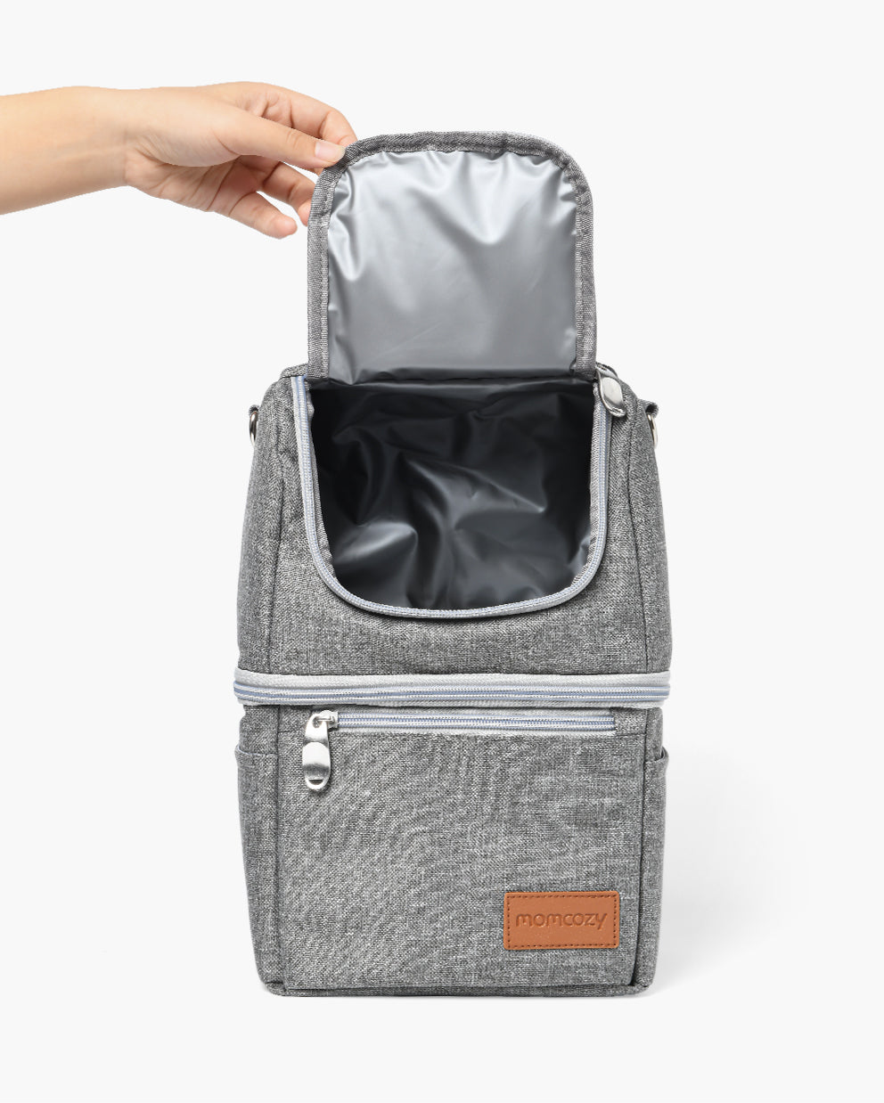 Momcozy Insulated Baby Bottle Bag Stylish Breastmilk Cooler Bag