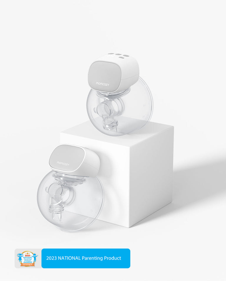 Translation missing: en.S9 Pro Wearable Breast Pumps with award badge showcasing sleek design and functionality